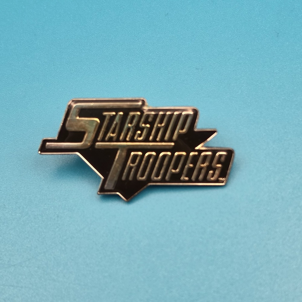 Vintage Starship Troopers Pin 1997 TriStar Movie Logo Enamel Lapel Pin